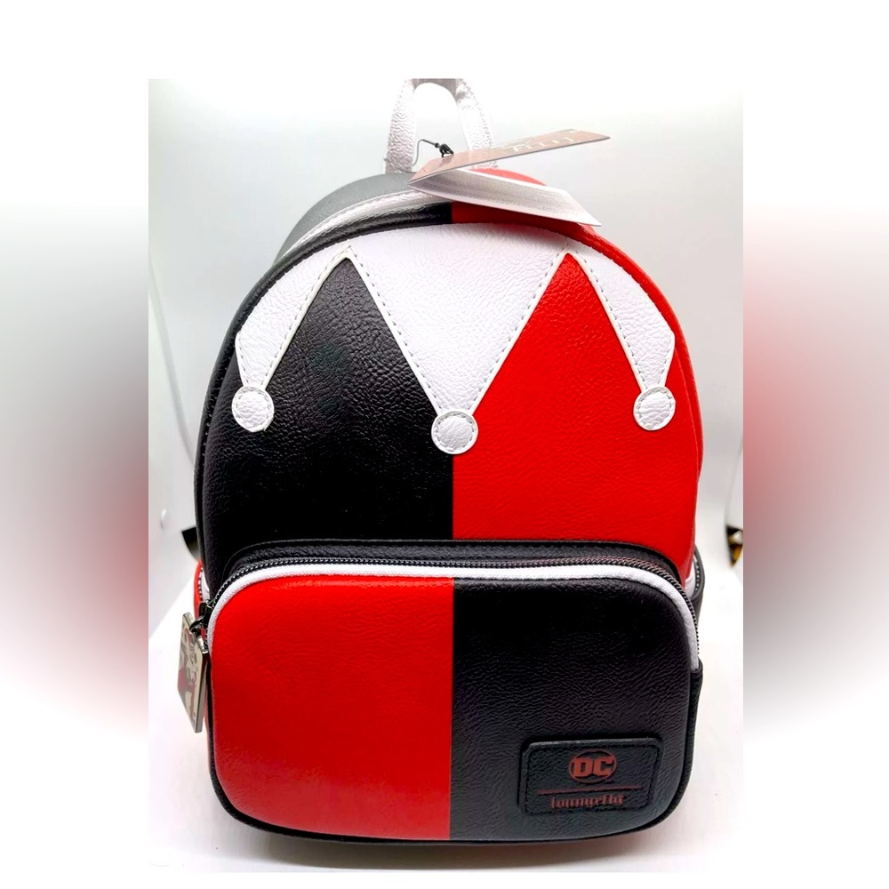 Loungefly Harley Quinn DC Mini Backpack GameStop Exclusive 30th Anniversary NWT